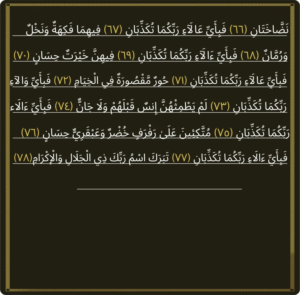 Surah Al Rahman