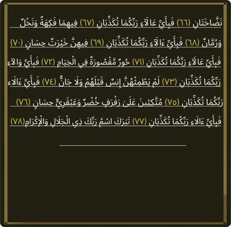 Surah Al Rahman