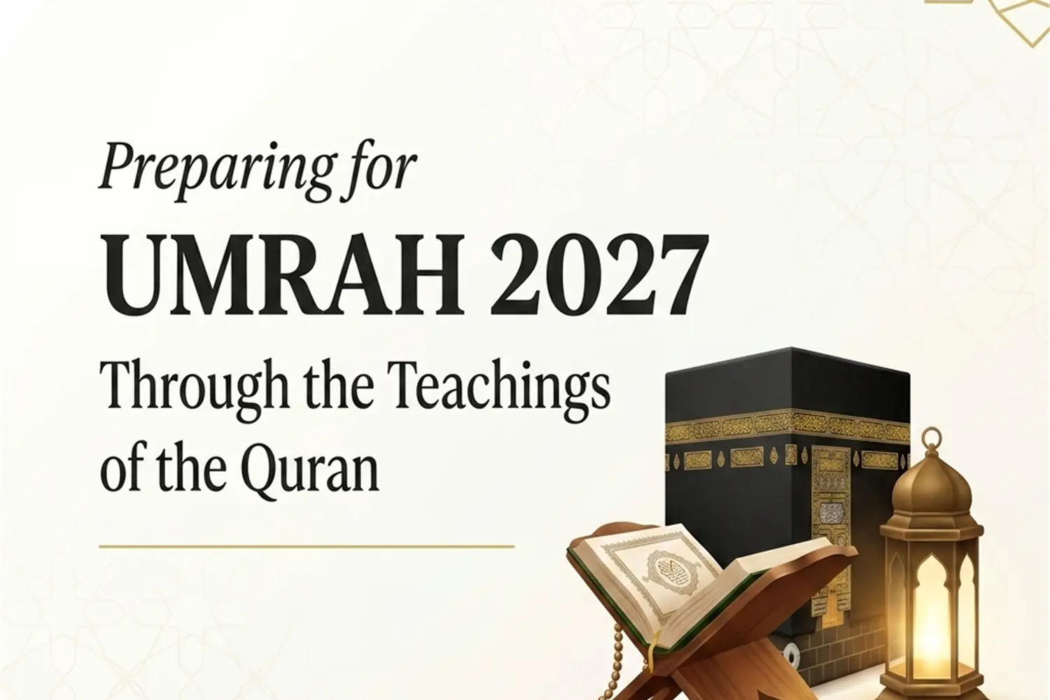 Preparing for Umrah 2027 1 A believer engaged in spiritual Umrah preparation